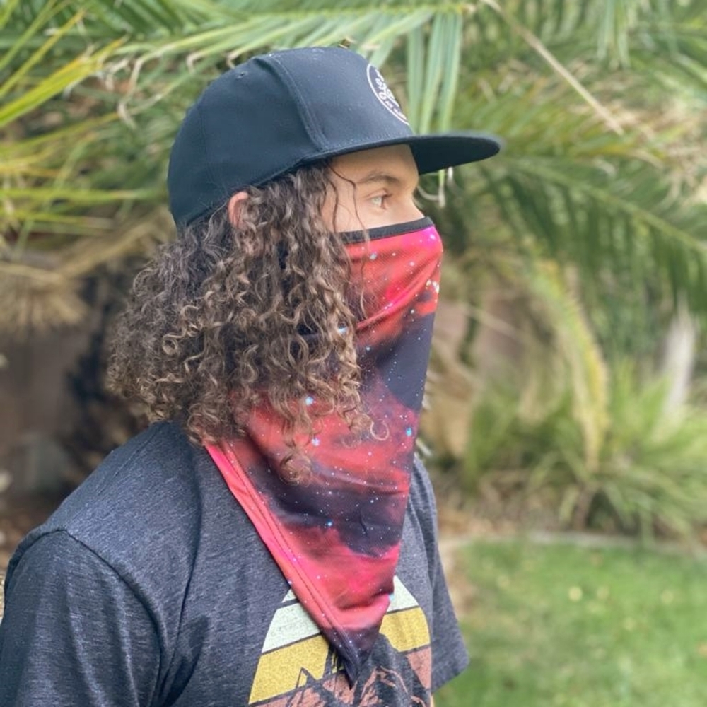 New Mens Red Winter snowboard Facemask